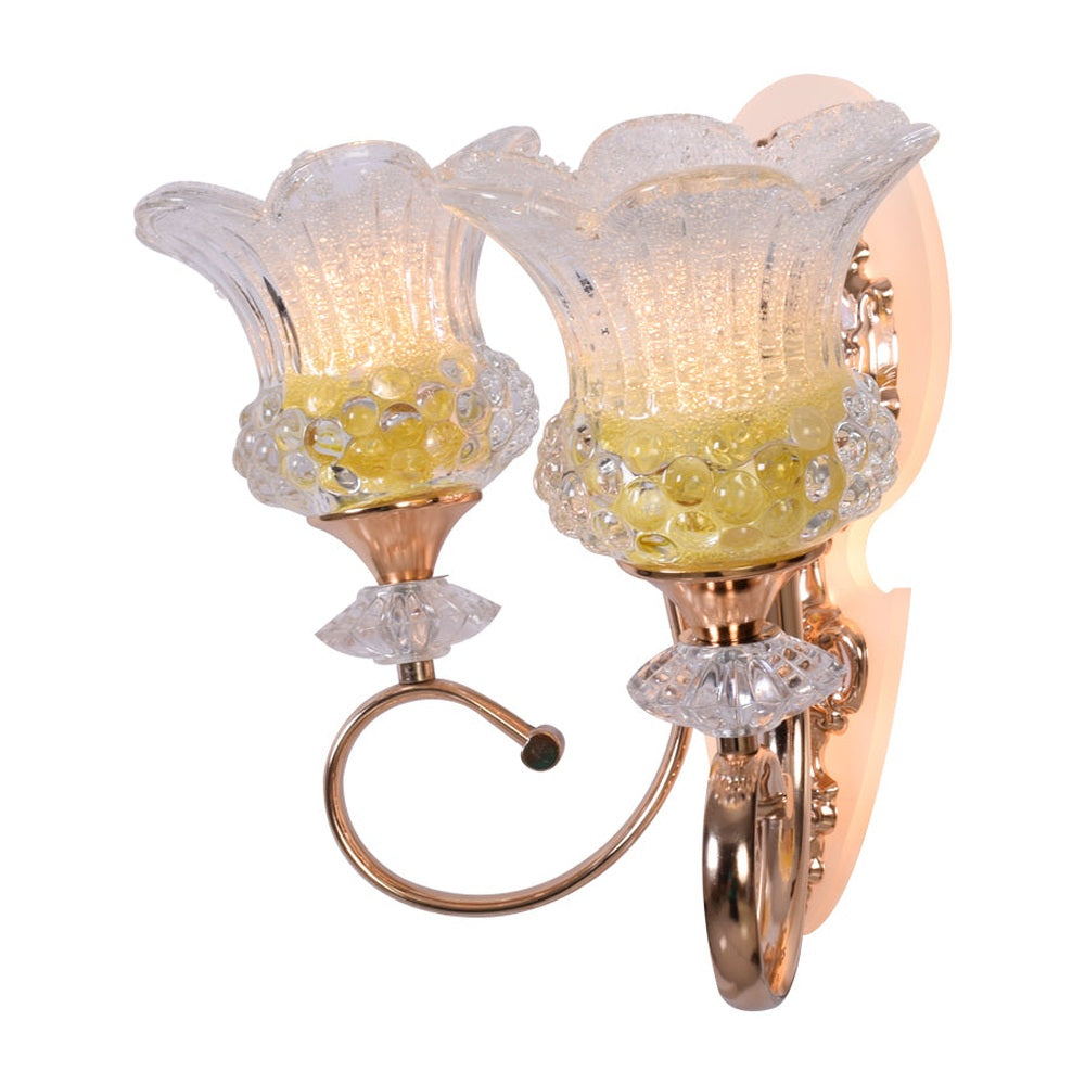 Velmount Wall Light (2 Glass Shades)