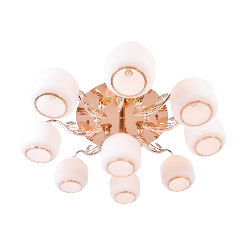Ceiling Flush Chandelier - 9 Light