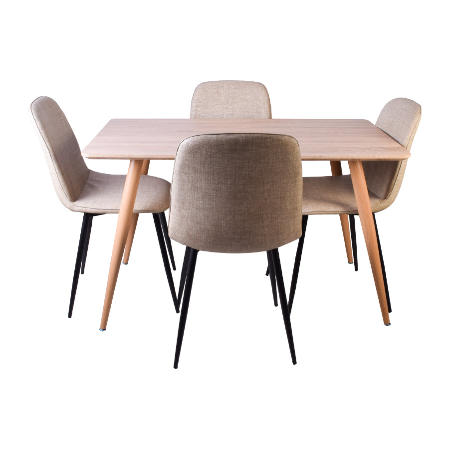 Brody Dining Table with 4 Chairs