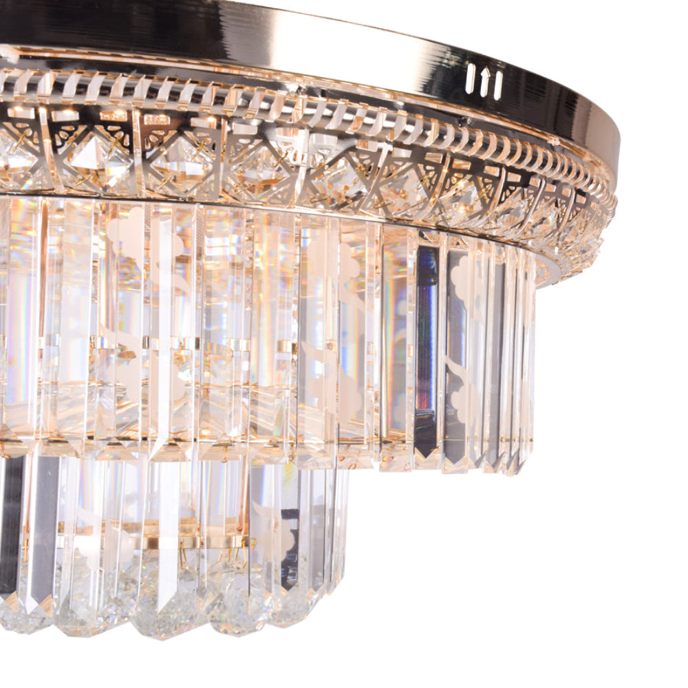 Cascading Crystals Ceiling Light