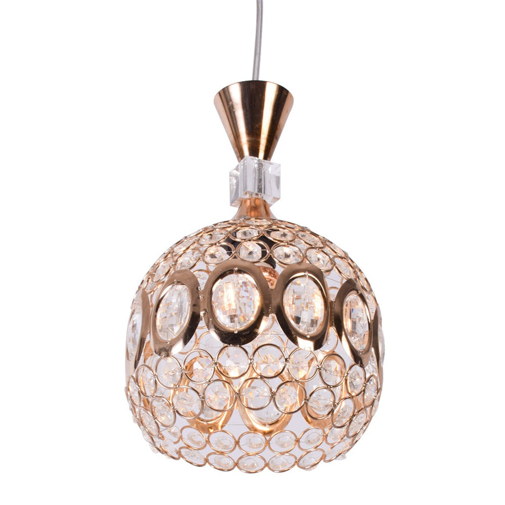 Dangling Crystals Pendant Light