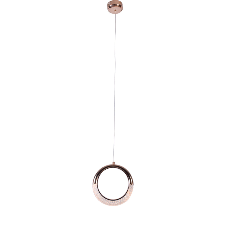 Gold Ring LED Pendant Light