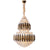 Double Height Crystal Chandelier, 600 mm