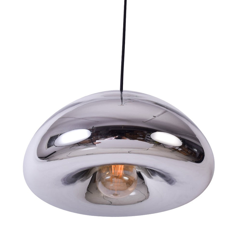 Armstrong Bubble Pendant Light, Chrome