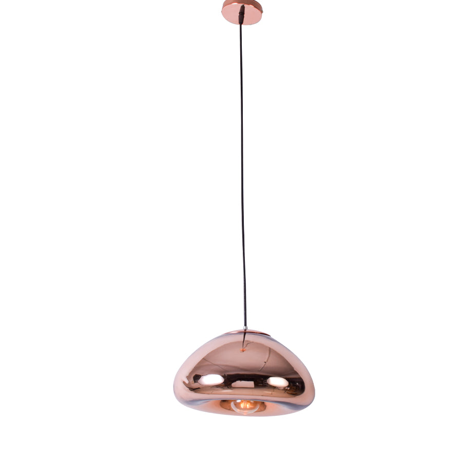 Armstrong Bubble Pendant Light, Rose Gold