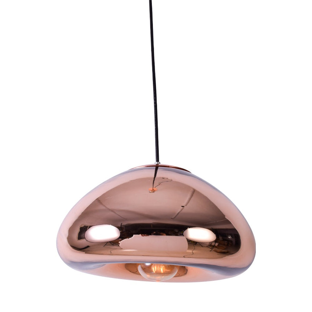 Armstrong Bubble Pendant Light, Rose Gold