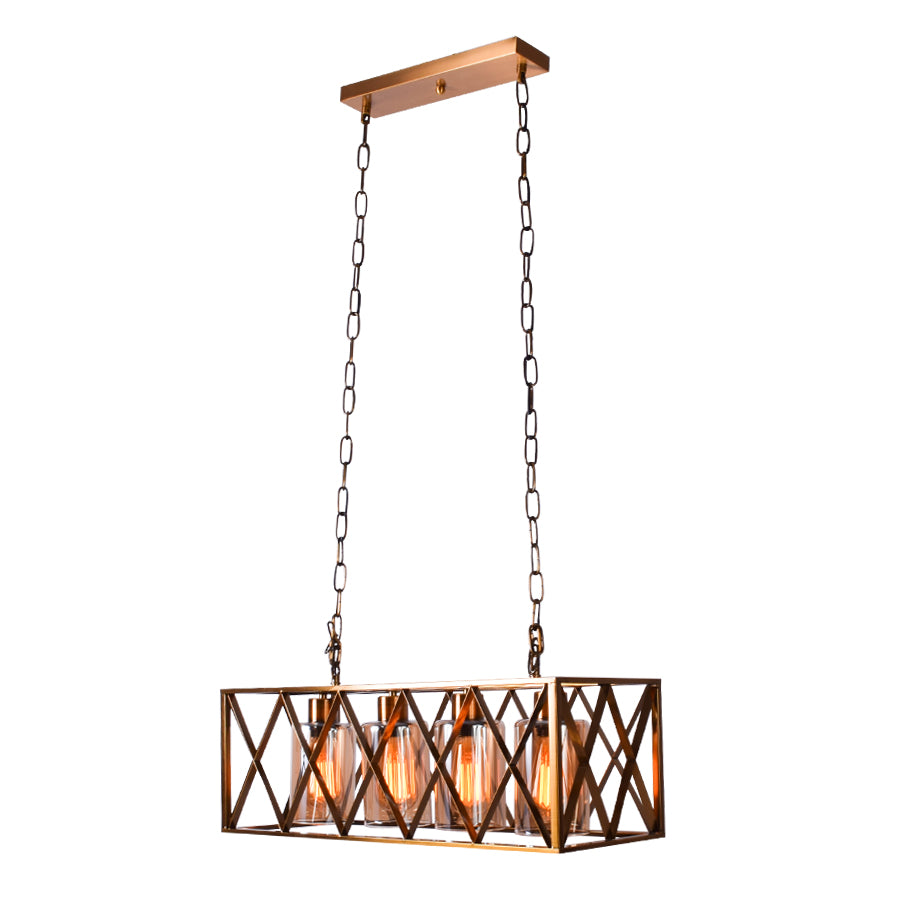 Diamond Cage Pendant Light