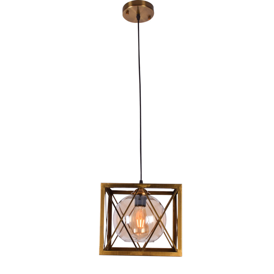 Pattern Square Pendant Light