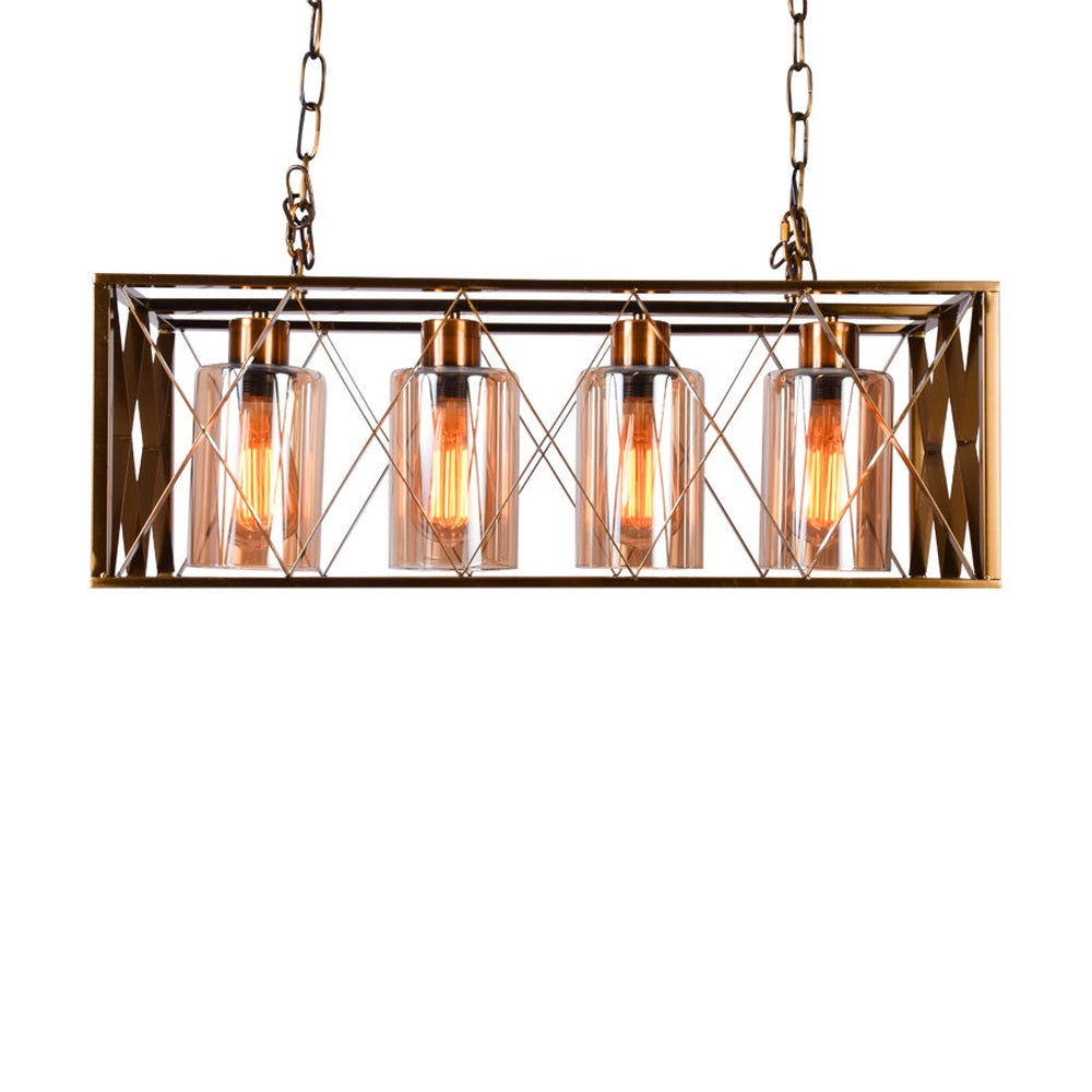 Diamond Cage Pendant Light