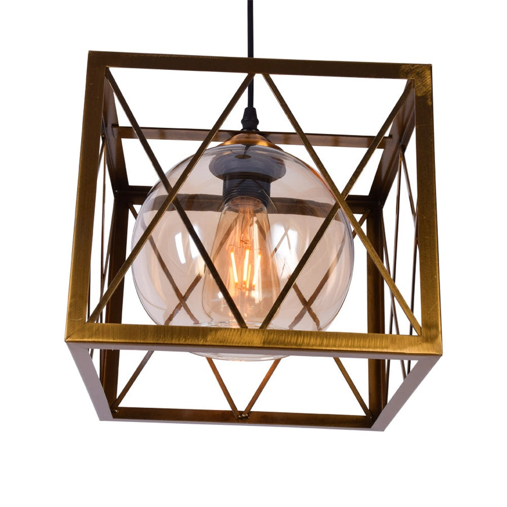 Pattern Square Pendant Light | Starry Night