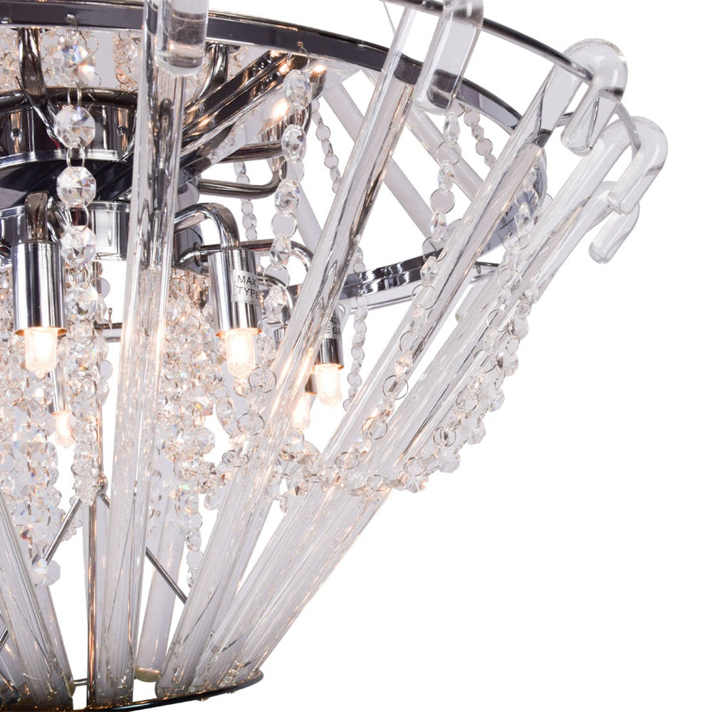Umbrella Crystals Chandelier