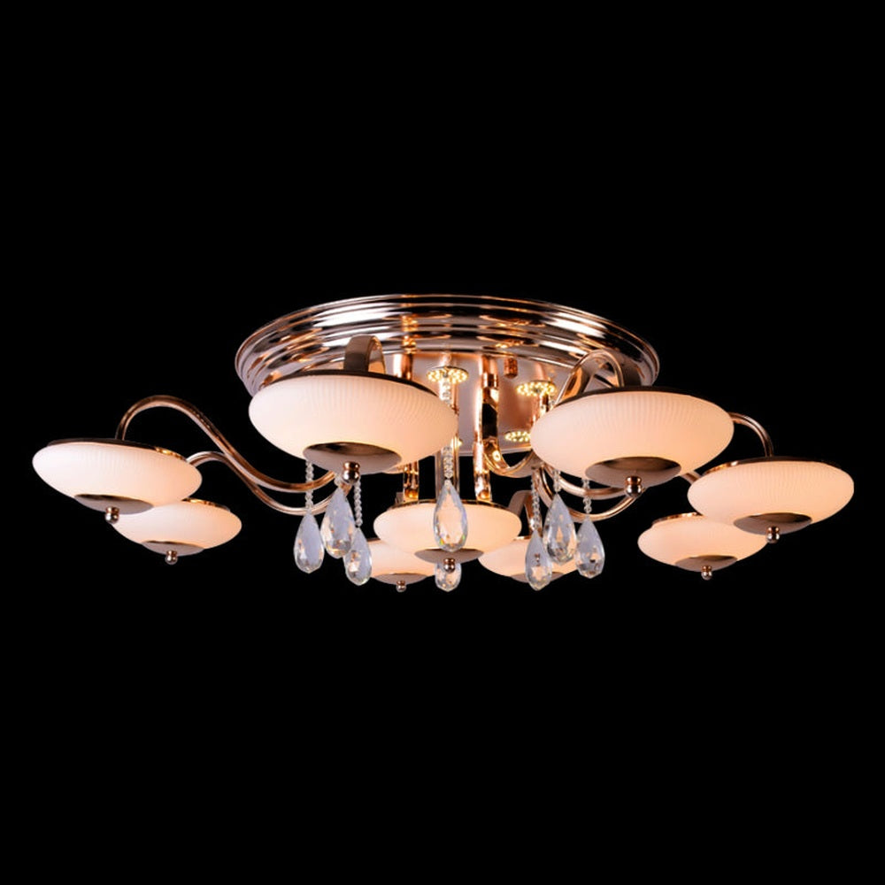 Gold Spider LED Ceiling Light, 9 Arms