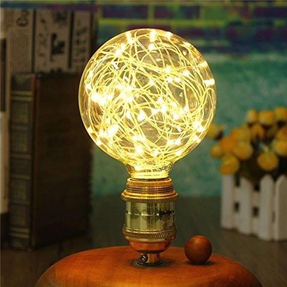 Decorative 3 watt LED G95 Edison Bulb-Starry Night
