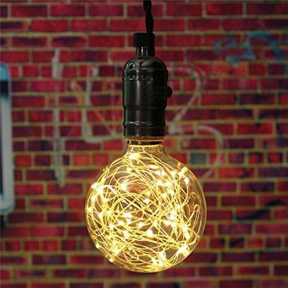 Decorative 3 watt LED G95 Edison Bulb-Starry Night