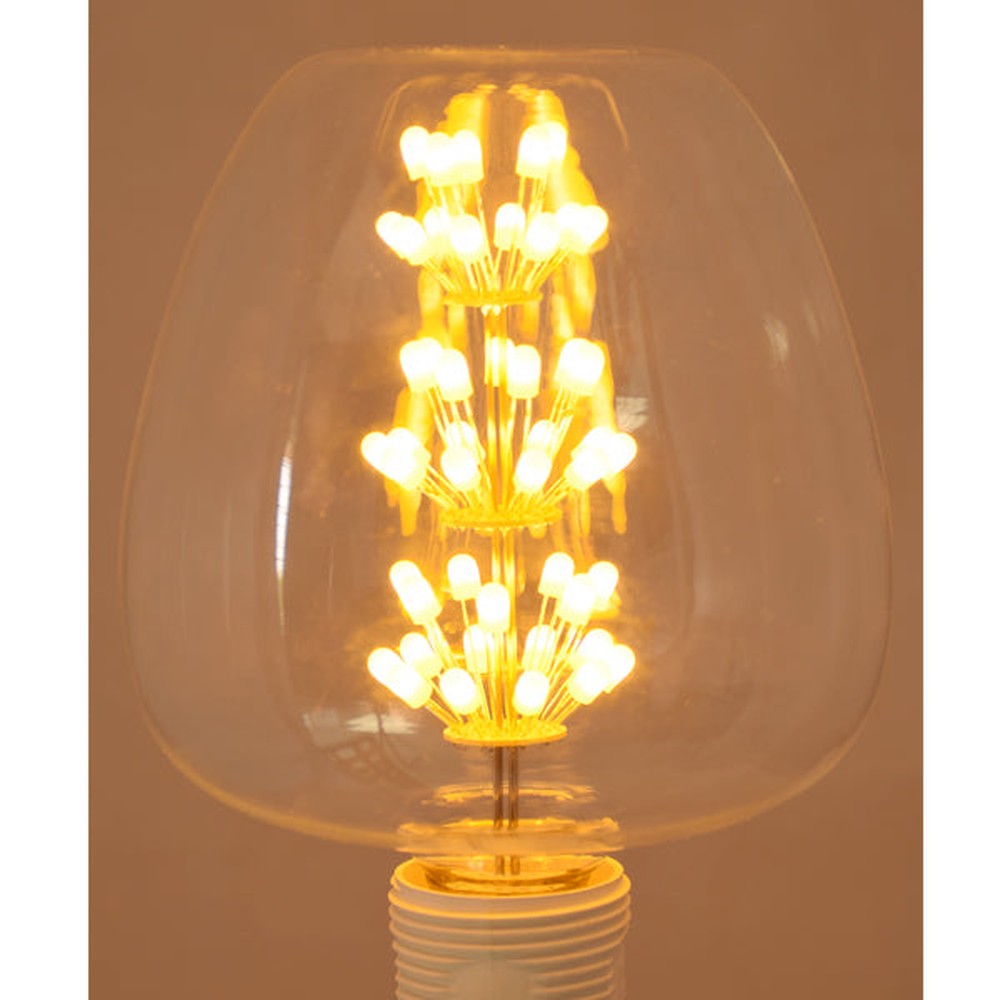 Apple Shaped Decorative 8 watt LED Bulb (Warm White)-Starry Night